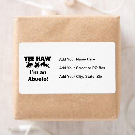 Yee Haw I'm an Abuelo T-shirts and Gift ラベル (インサイチュ)