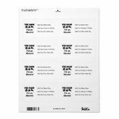 Yee Haw I'm an Abuelo T-shirts and Gift ラベル (フルシート)