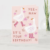 Yee Haw, It's Your Birthday Greeting カード (正面)