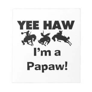 Yee Haw Tシャツとギフト ノートパッド