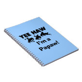 Yee Haw Tシャツとギフト ノートブック (右側)