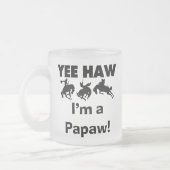 Yee Haw Tシャツとギフト フロストグラスマグカップ (左)