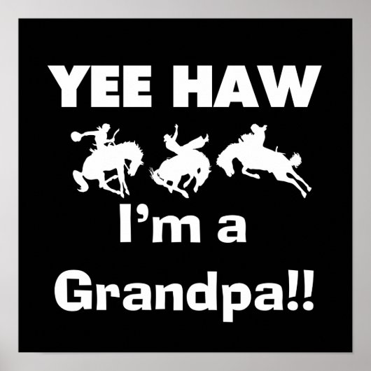 Yee Haw Tシャツとギフト ポスター (正面)