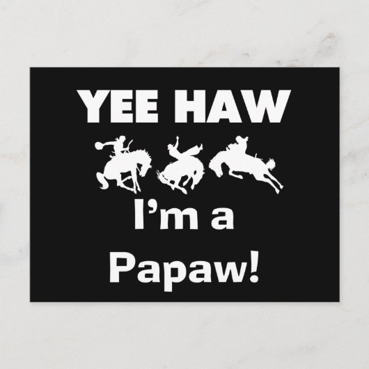 Yee Haw Tシャツとギフト ポストカード (正面)