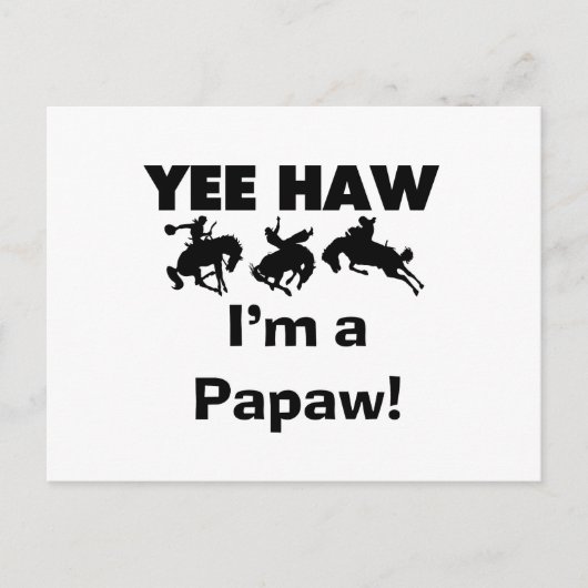 Yee Haw Tシャツとギフト ポストカード (正面)