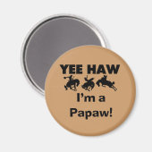 Yee Haw Tシャツとギフト マグネット (正面/裏面)