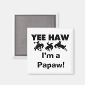 Yee Haw Tシャツとギフト マグネット (正面/裏面)