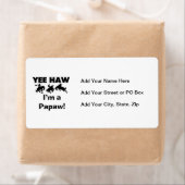 Yee Haw Tシャツとギフト ラベル (インサイチュ)