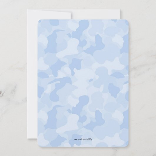 YEEHAW! 青いカウボーイの誕生日のパーティの招待状 招待状 (裏面)