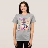 Yeehaw Bone Dust – Kickin’ Up Fun in the Desert! トライブレンドＴシャツ (正面全面)
