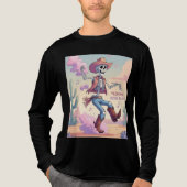 Yeehaw Bone Dust – Kickin’ Up Fun in the Desert! トライブレンドＴシャツ (正面)