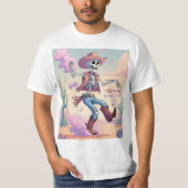 Yeehaw Bone Dust – Kickin’ Up Fun in the Desert! Tシャツ (正面)