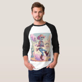 Yeehaw Bone Dust – Kickin’ Up Fun in the Desert! Tシャツ (正面フル)