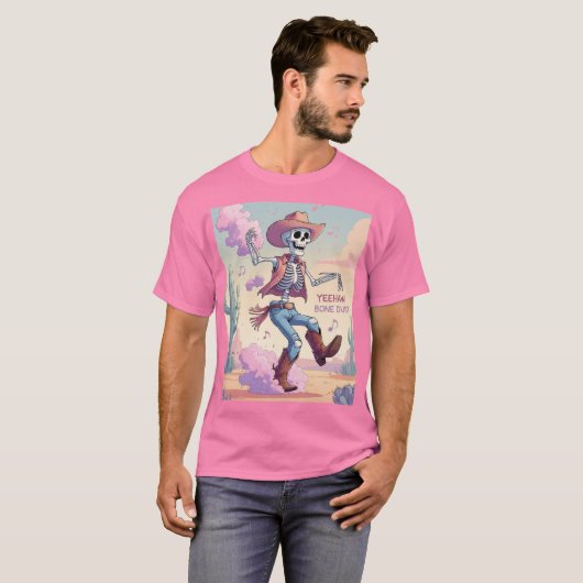 Yeehaw Bone Dust – Kickin’ Up Fun in the Desert! Tシャツ (正面フル)