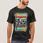 YEEHAW  Leopard Cow Pattern Print Serape Rodeo 1 Tシャツ (正面)