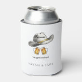 Yeehaw!! We got Hitched Redneck Wedding 缶クーラー (缶正面)