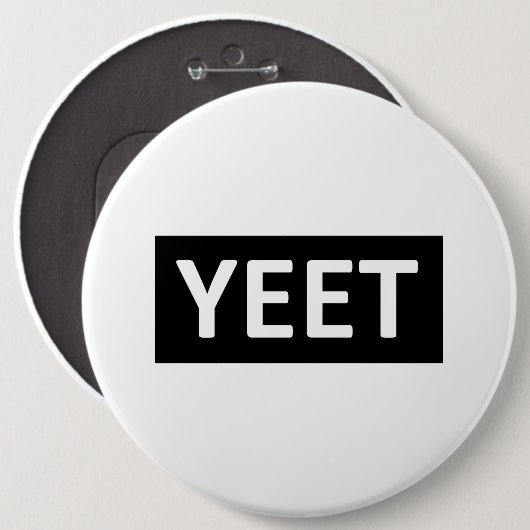 Yeetのダンスの俗語の10代のな青年スワッグYEET! LOL YOLO 缶バッジ (正面&裏面)