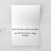 Yeetのバースデー・カード カード (内部)