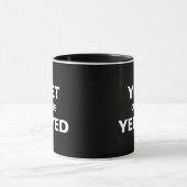 YeetはまたはYeetedのコンボのマグです マグカップ (中央)