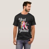 YeetまたはDeeedダビングUnicorn Dankミームスローガン Tシャツ (正面フル)