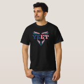 yeet with US flag Tシャツ (正面フル)