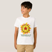 Yekîneyên Parastinaのゲル- YPG Tシャツ (正面フル)