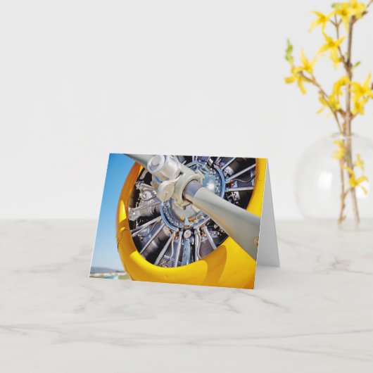 Yella Propella カード (黄色い花)