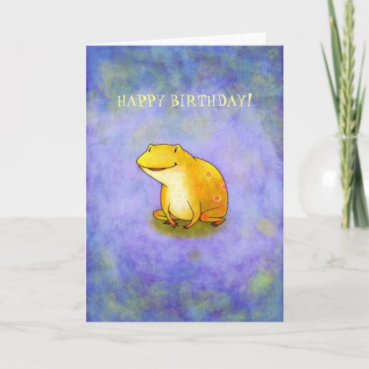 Yellor Frogカード（カスタマイズ可能） カード (正面)