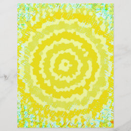 Yellow Abstract Flower Bulk Scrapbook Paper Pages チラシ