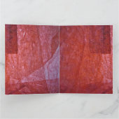 Yellow abstract Folded Greeting Card,Mild yellow  カード (内部)