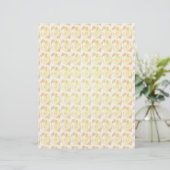 Yellow Abstract Roses Scrapbook Paper 2-Sided Page (スタンド正面)