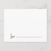 Yellow Advice and Wishes for the Graduate エンクロージャーカード (裏面)