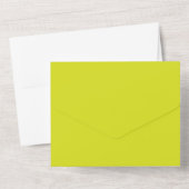 Yellow All In One Wedding Invitation – Lemon オールインワン招待状 (裏面)