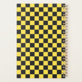 Yellow and black checkerboard pattern プランナー手帳 (裏面)