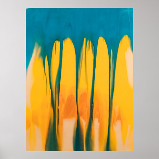 YELLOW AND BLUE APPAREL ポスター (正面)