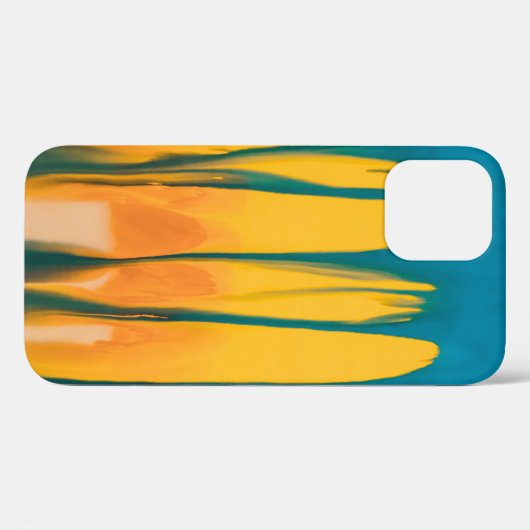 YELLOW AND BLUE APPAREL Case-Mate iPhoneケース (裏面 (横))