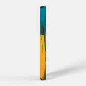 YELLOW AND BLUE APPAREL iPhoneケース (右側面)
