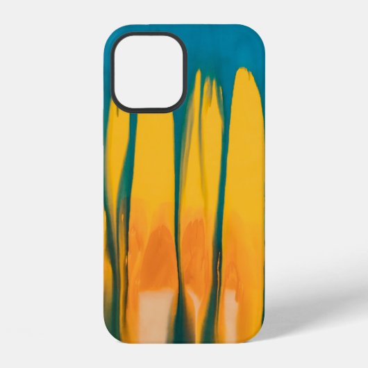 YELLOW AND BLUE APPAREL iPhoneケース (裏面)