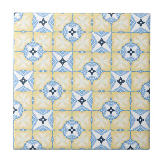 Yellow and Blue Tile  タイル