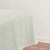 Yellow and Blue Tile Pattern Tablecloth テーブルクロス (インサイチュ)
