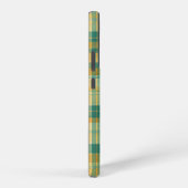 Yellow and Green Tartan Plaid Pattern Samsung Galaxyケース (右側面)