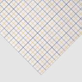 Yellow and Navy Striped Tissue Paper 薄葉紙 (詳細)