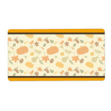 Yellow and Orange Thanksgiving Harvest Pattern