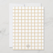 Yellow and Pink Baby Shower Invitation 招待状 (裏面)