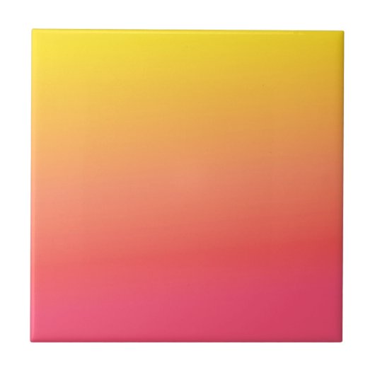 Yellow and Pink Gradient タイル (正面)