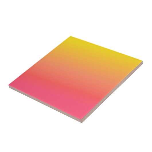 Yellow and Pink Gradient タイル (側面)