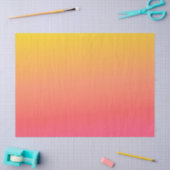 Yellow and Pink Gradient 薄葉紙 (クラフト)