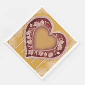 Yellow and red floral patterns AI art  (コーナー)