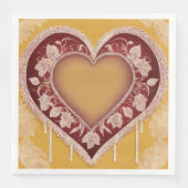 Yellow and red floral patterns AI art  (正面)