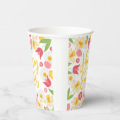 Yellow and Red Spring Floral Easter Brunch 紙コップ (右)